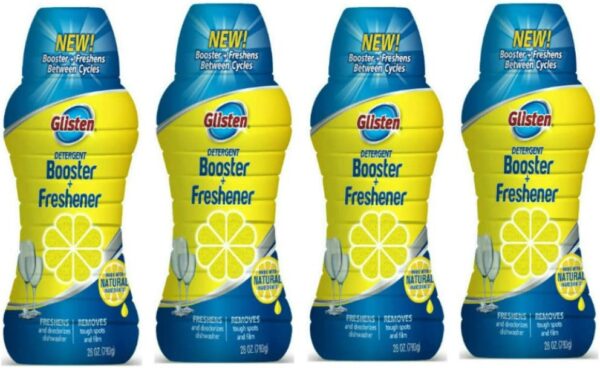 Dishwasher Detergent Booster and Freshener 4-Pack